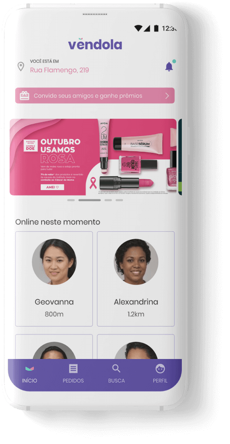 Aplicativo exclusivo para clientes